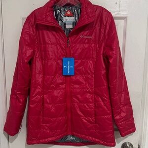 Columbia Crimson Insulated Red Jacket Brand New M